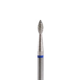 Fresa/Broca de diamante, forma de oliva azul 2.3